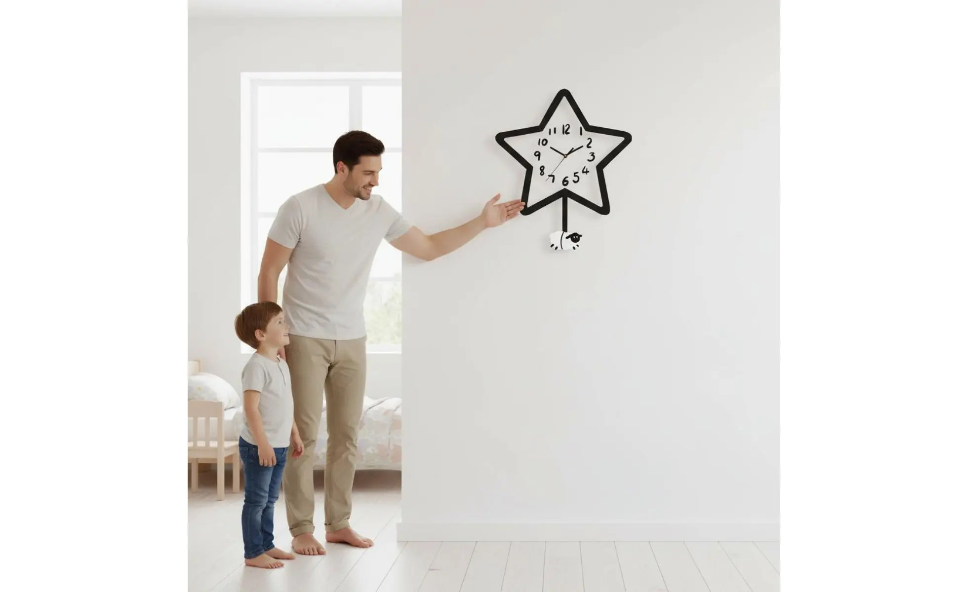 Soporte de instalación del reloj de pared