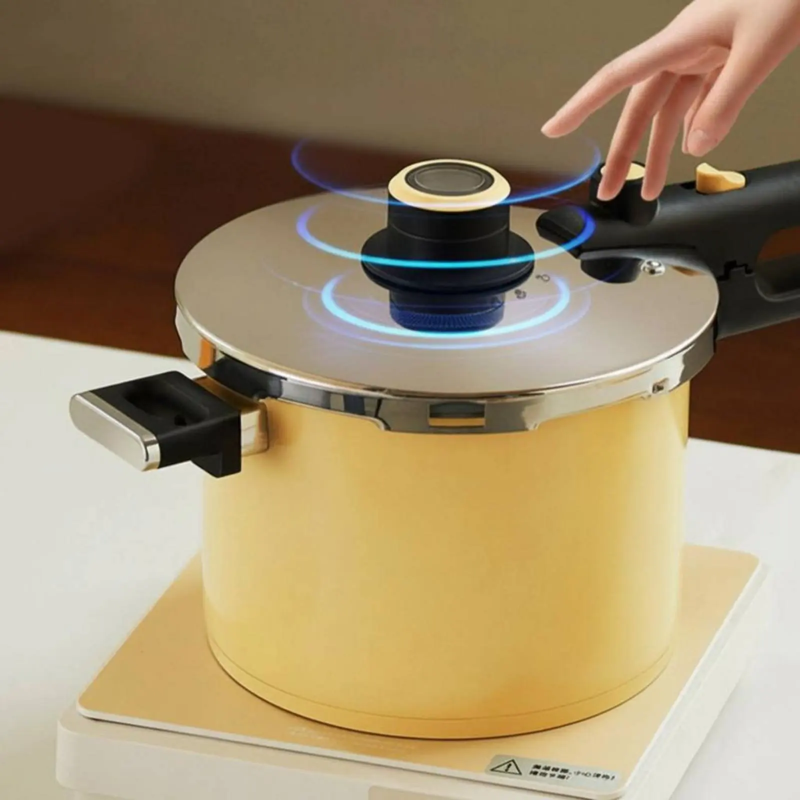 Olla a presión de acero inoxidable para cocina segura y resistente - imagen 2