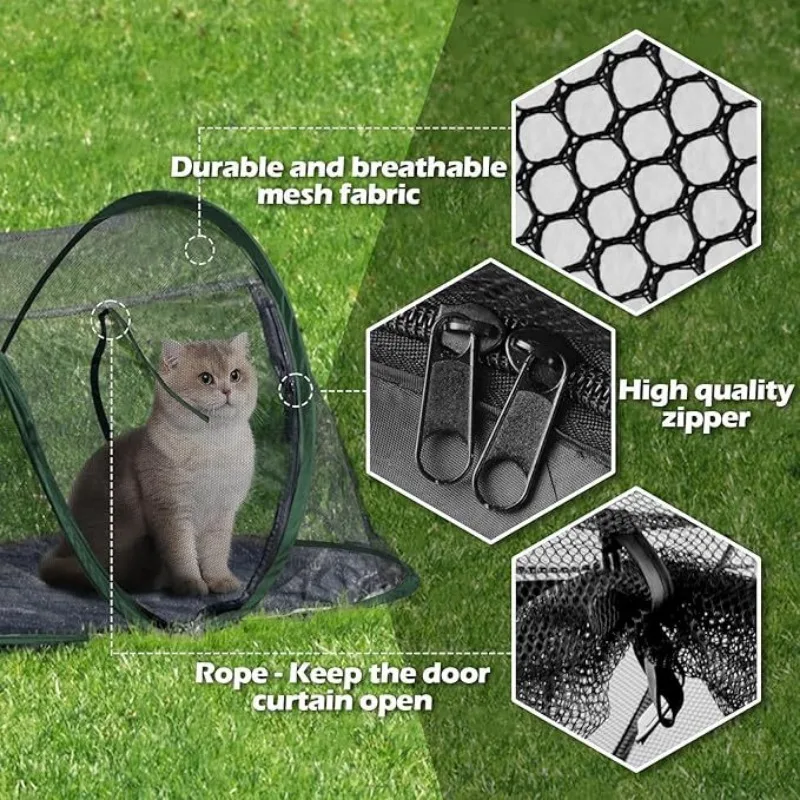Carpa de mascotas bote plegable y ligera, perros y gatos - imagen 3