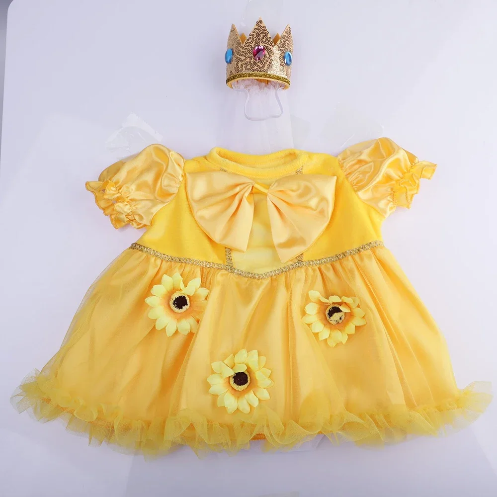 Ganso decorativo visto desde arriba con su vestido completo