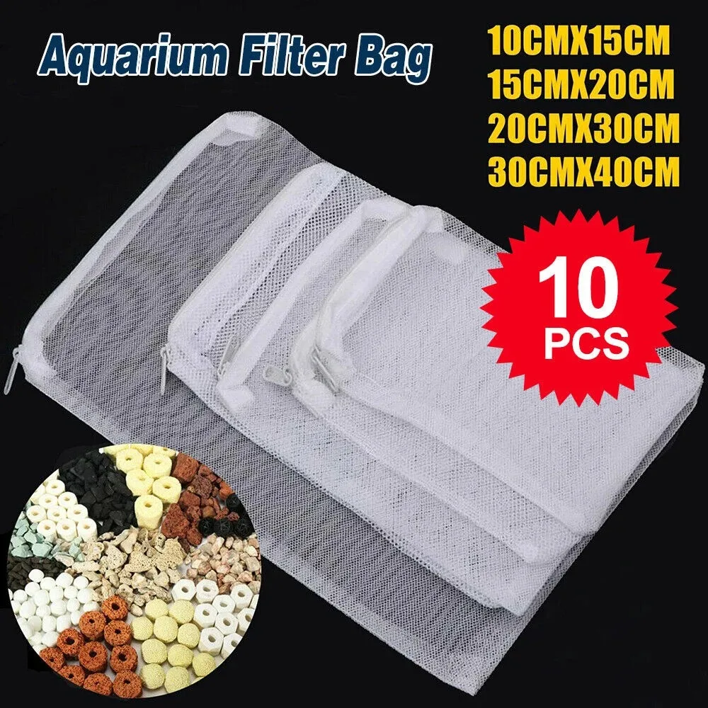 Bolsas de filtro fino con cremallera para acuario marino - imagen 4