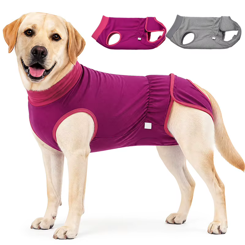 Traje postoperatorio anti-lamido para perros grandes – Ropa quirúrgica de recuperación
