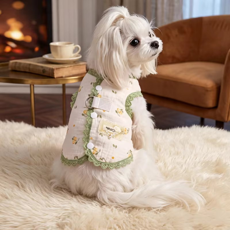 Chaleco Invierno Perros Pequeños Diseño Osito - imagen 5
