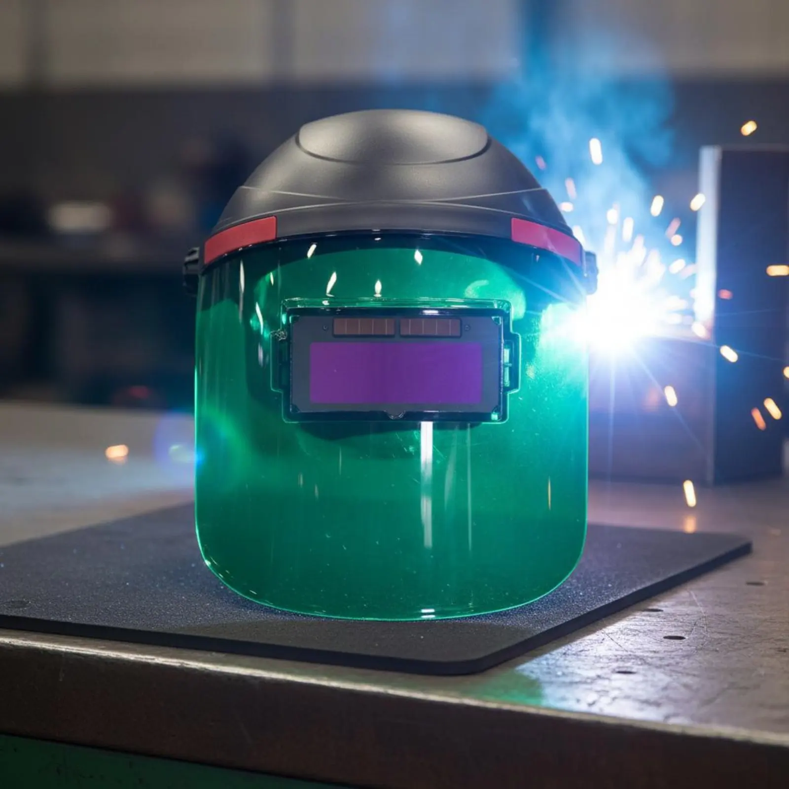 Casco de soldadura automático solar con gran visor oscurecible - imagen 5