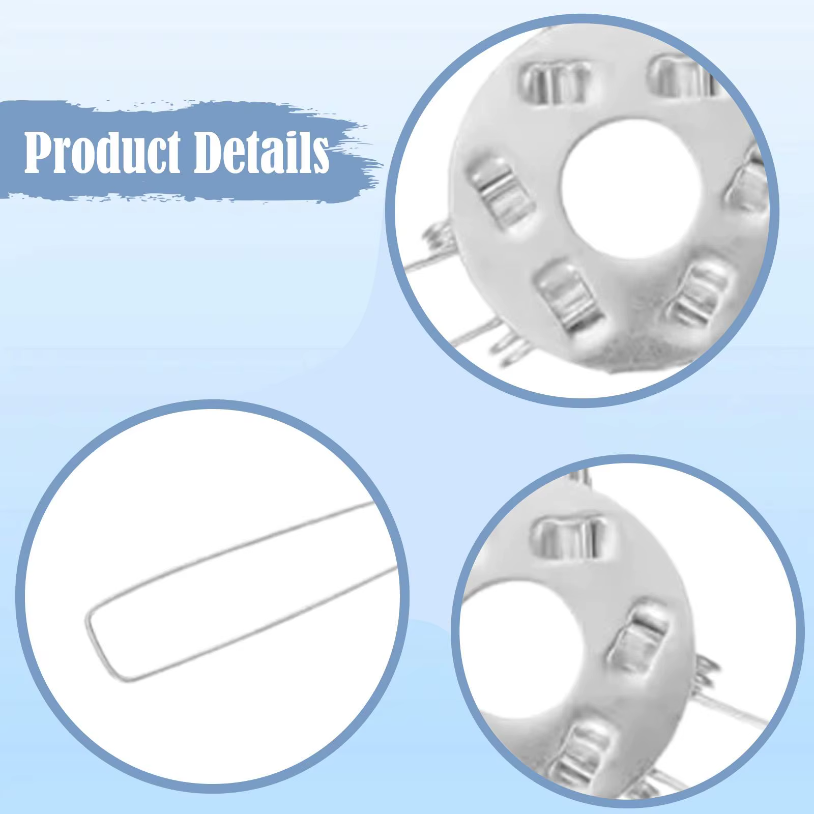 Clips de resorte para pantallas de lámpara y lámparas colgantes