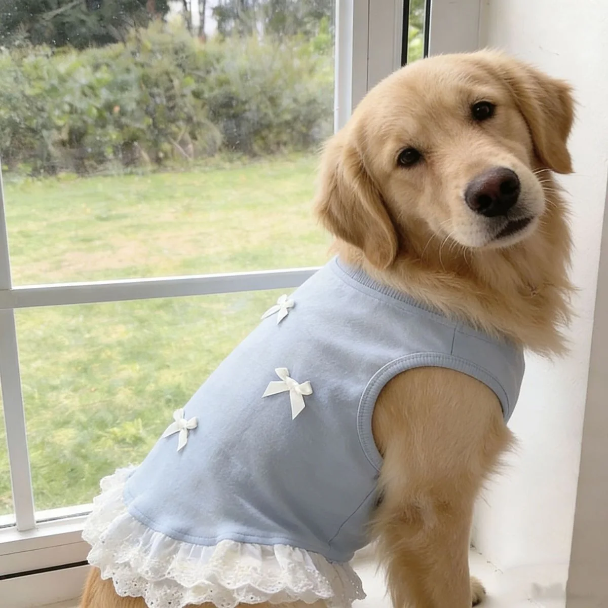 Vestido fresco y ligero para perro