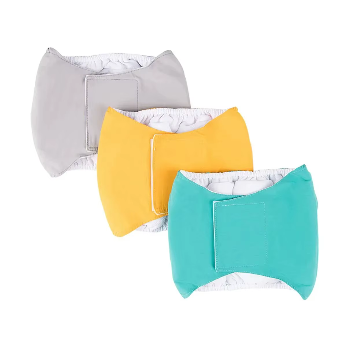 Pañal reutilizable para perro macho – Braga abdominal lavable - imagen 4
