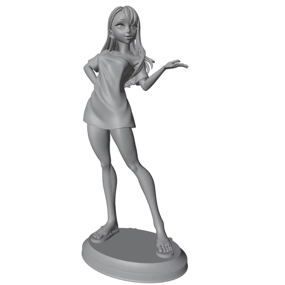 Figura resina GK 1/24 – Modelo 75mm sin ensamblar ni pintar - imagen 2