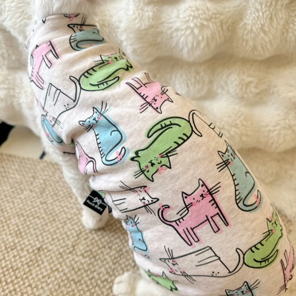 Guía de tallas para chaleco de gato