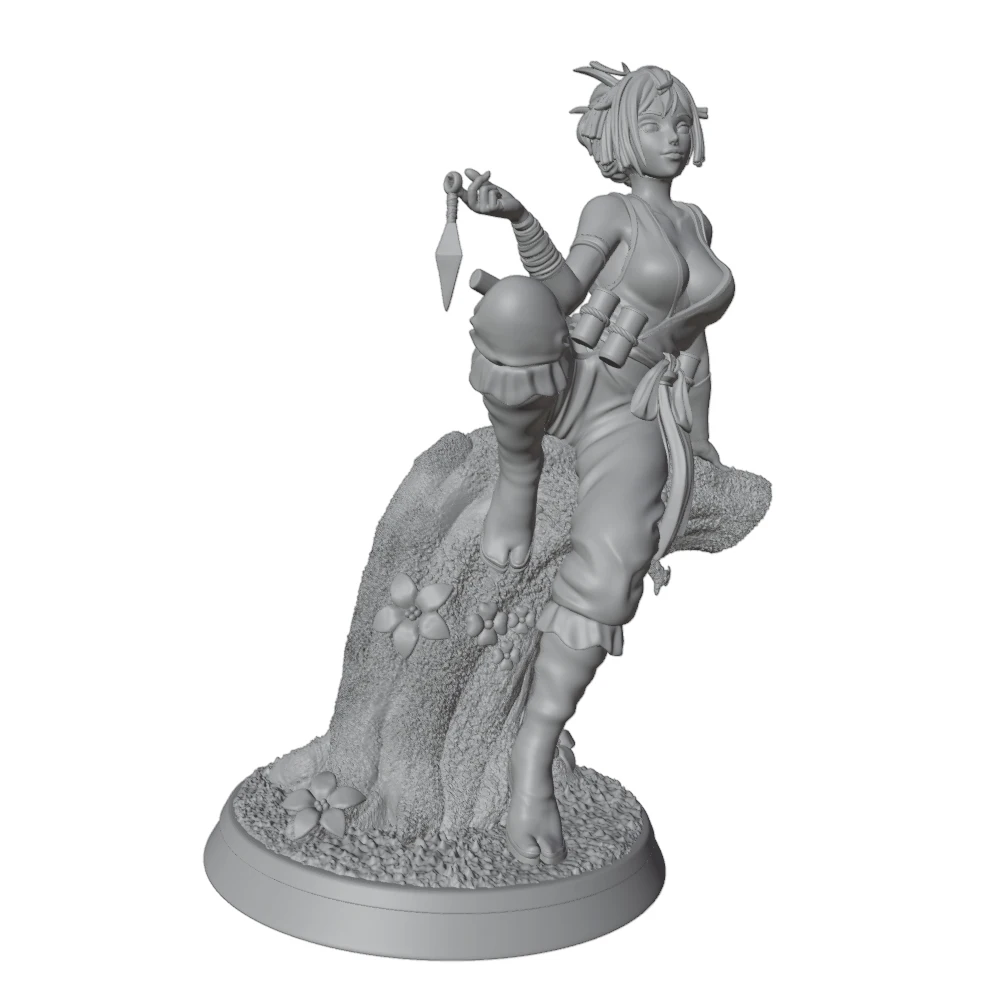Figura coleccionable de anime NSFW 3D gris para gatos y perros