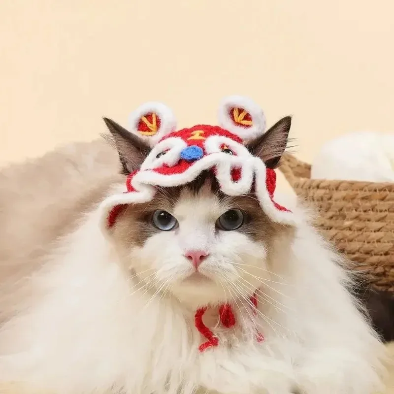 Gorro cálido de invierno para gatos y cachorros