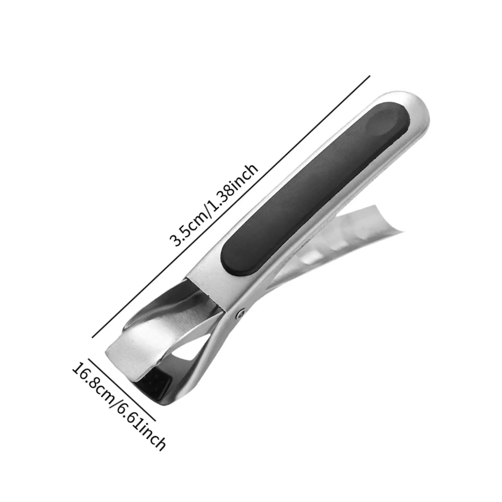 Pinza Agarradora para Platos Calientes – Acero Inoxidable con Silicona - imagen 5