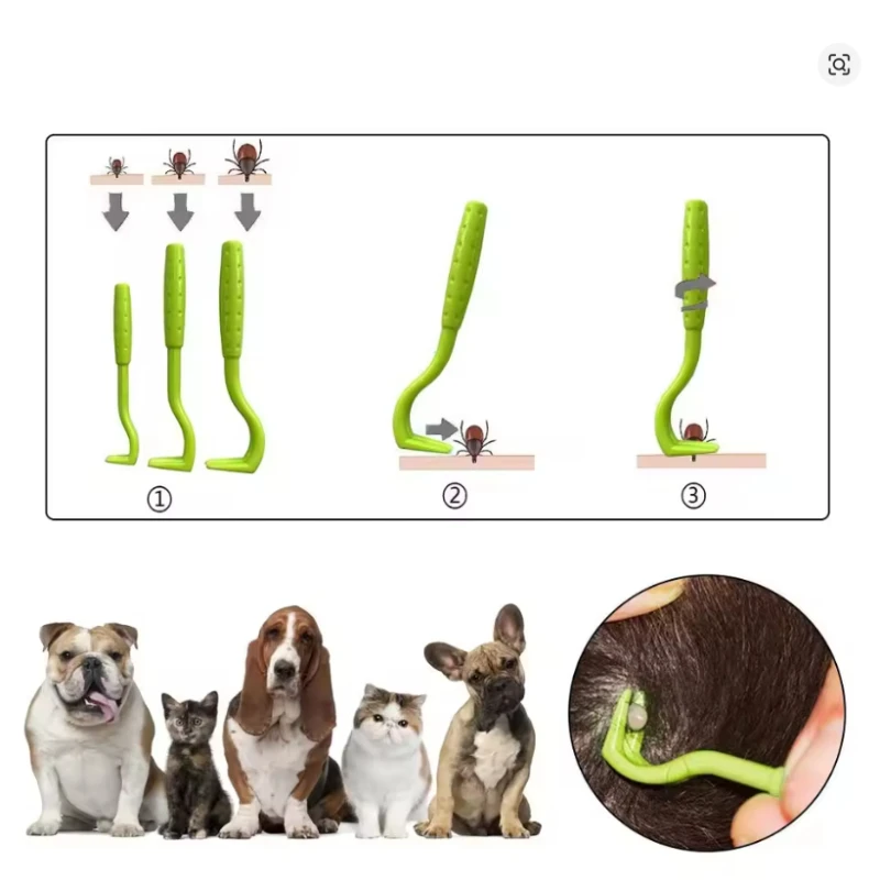 Kit aseo perros y gatos – Cepillo, tijeras y cortaúñas - imagen 2