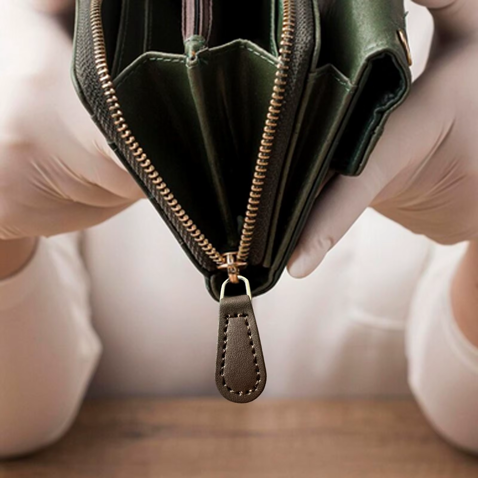 Tiradores de cremallera de repuesto para bolsos de cuero sintético - imagen 3