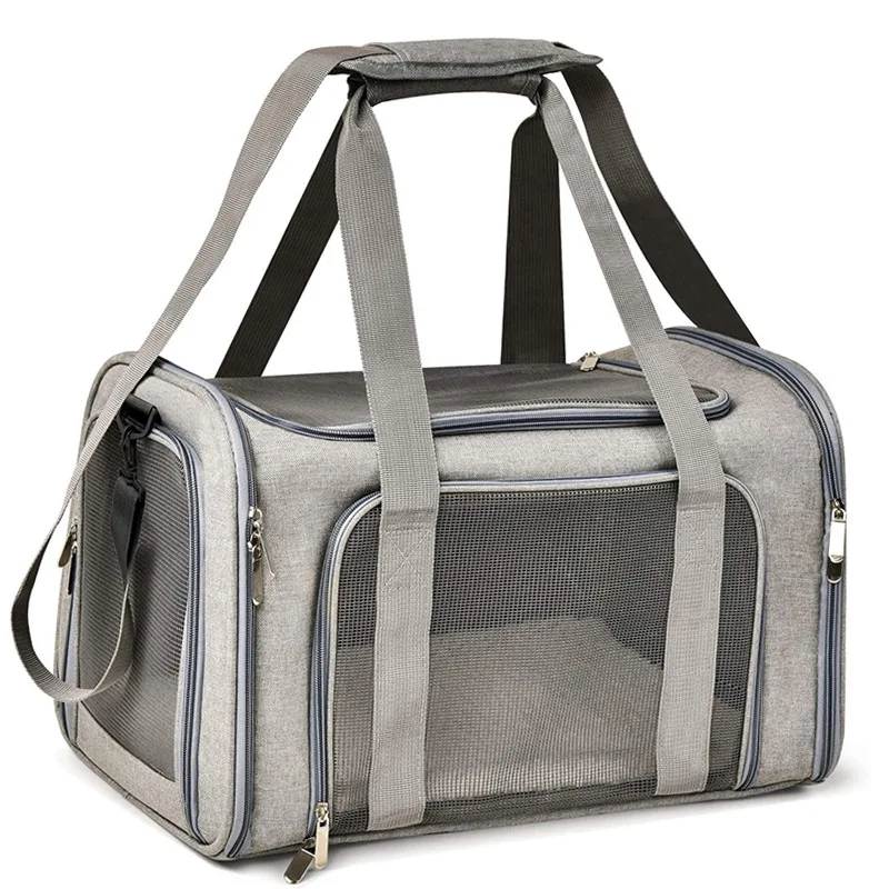 Bolsa de transporte transpirable para gatos y perros pequeños en coche - imagen 4