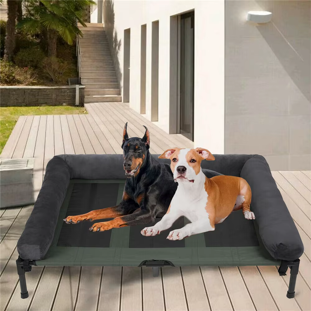 Cama elevada transpirable para perros grandes XXL – exterior - imagen 4