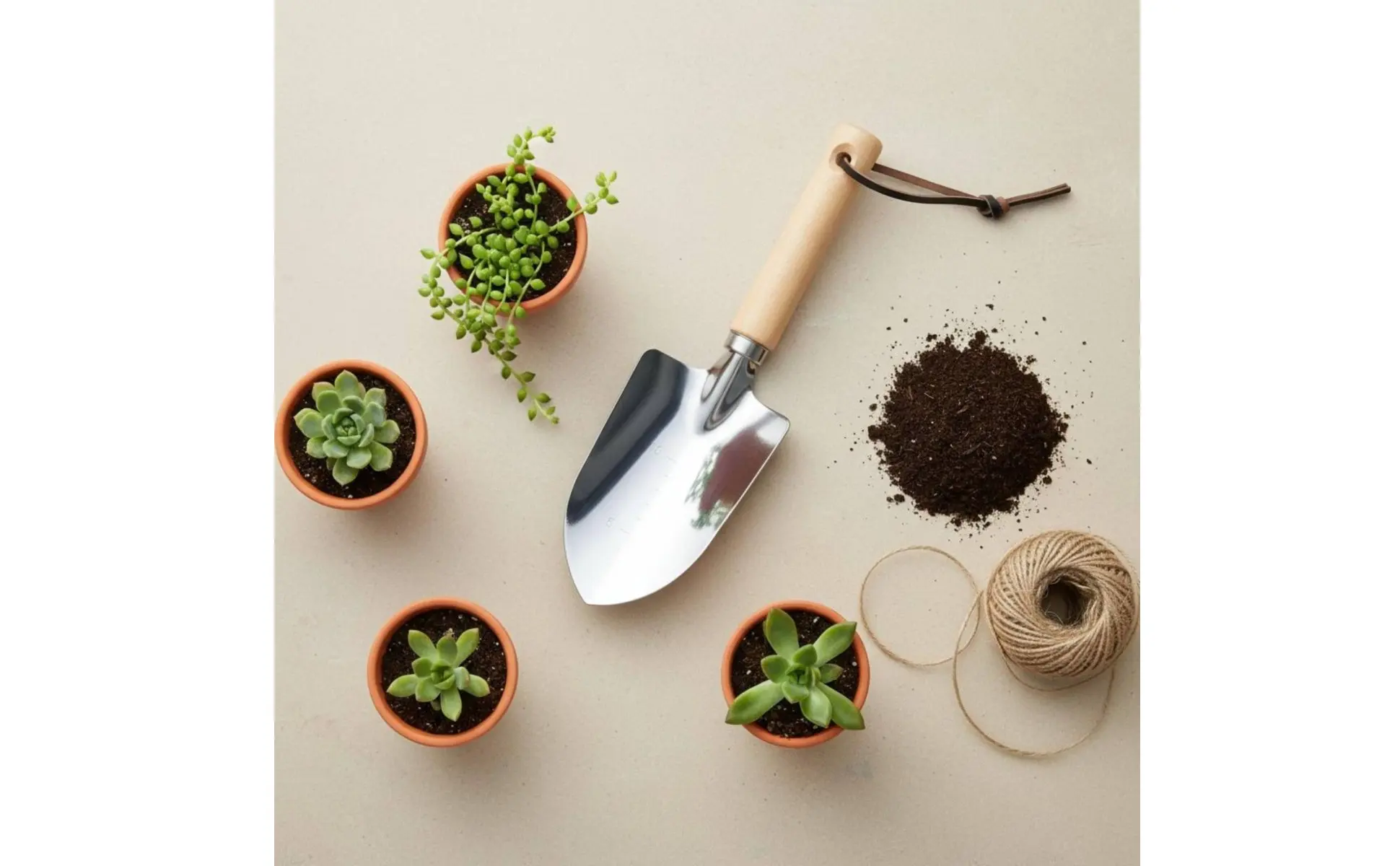 Truelle de jardin inox légère pour plantation