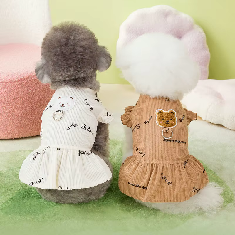 Vestido de oso para perros y gatos con anilla D - imagen 4