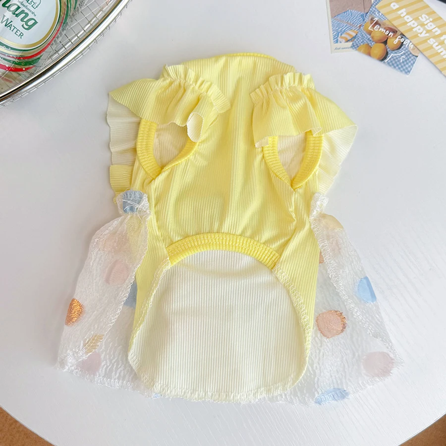 Falda transpirable para perro pequeño o mediano, ropa fresca - imagen 5
