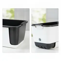 Macetero Autorriego Rectangular para Balcón y Alféizar – Riego Automático para Plantas