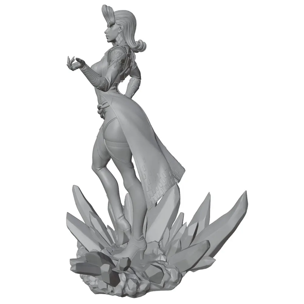 Pose de la estatua de resina para juegos de rol
