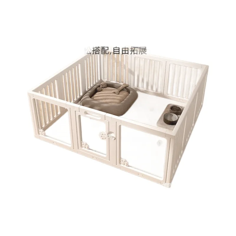 Corral portátil interior perros pequeños Bichón Teddy – Valla desmontable - imagen 3
