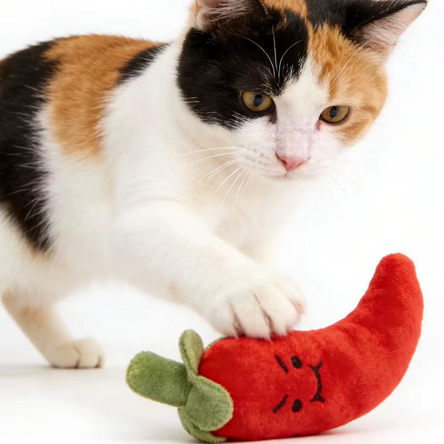 Juguete interactivo catnip en forma de verdura para gato - imagen 4