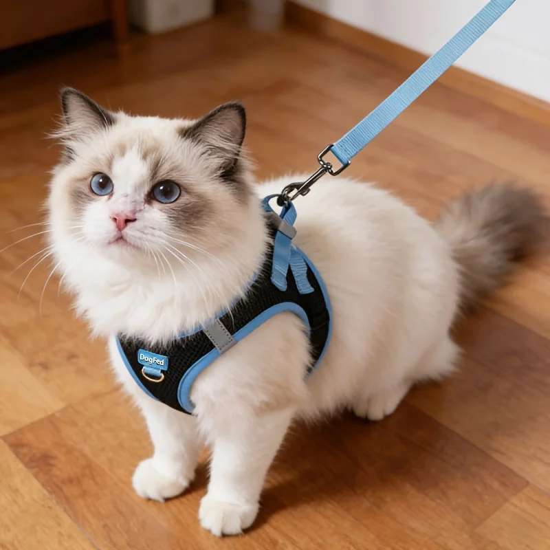 Arnés de pecho para gatos con correa – Ajustable y seguro - imagen 4