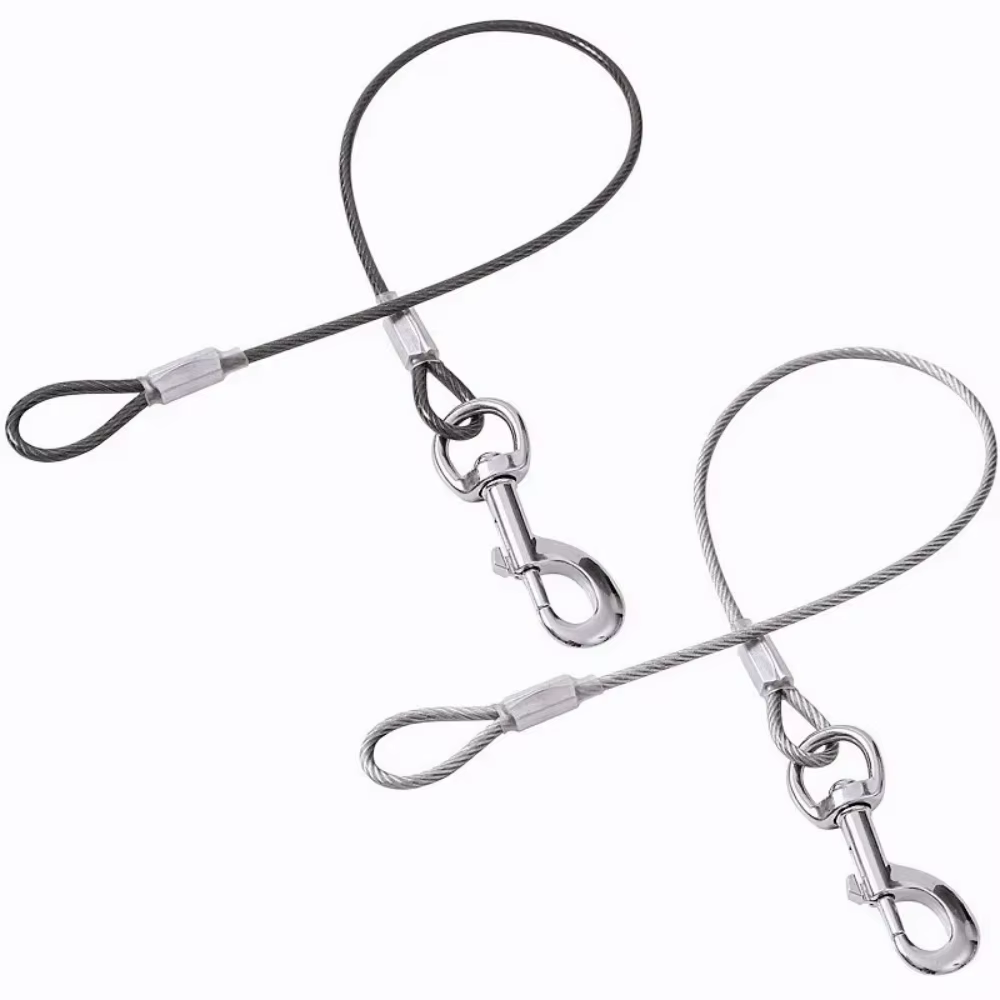 Correa extensible resistente a mordidas para perros – Acero inoxidable - imagen 2
