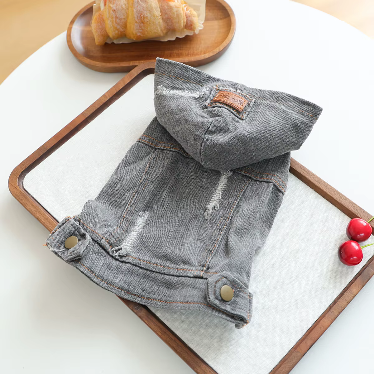 Chaleco Vaquero para Gatos y Perros – Chaqueta Abrigadora Otoño Primavera - imagen 2