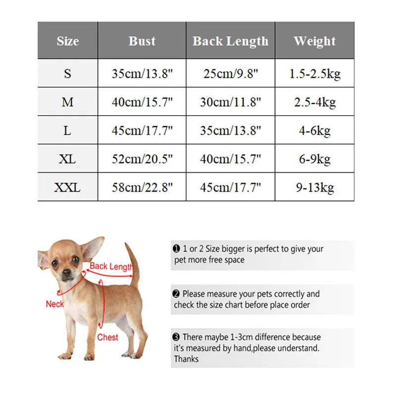 Abrigo cálido Pawstrip para perros pequeños