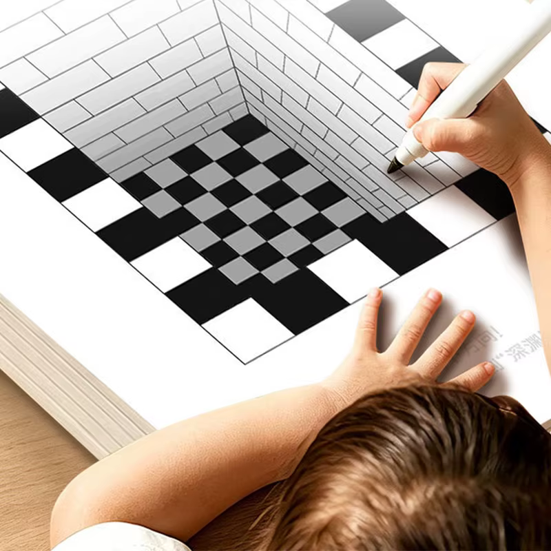 Cuaderno de dibujo 3D estéreo mágico para creatividad infantil - imagen 4
