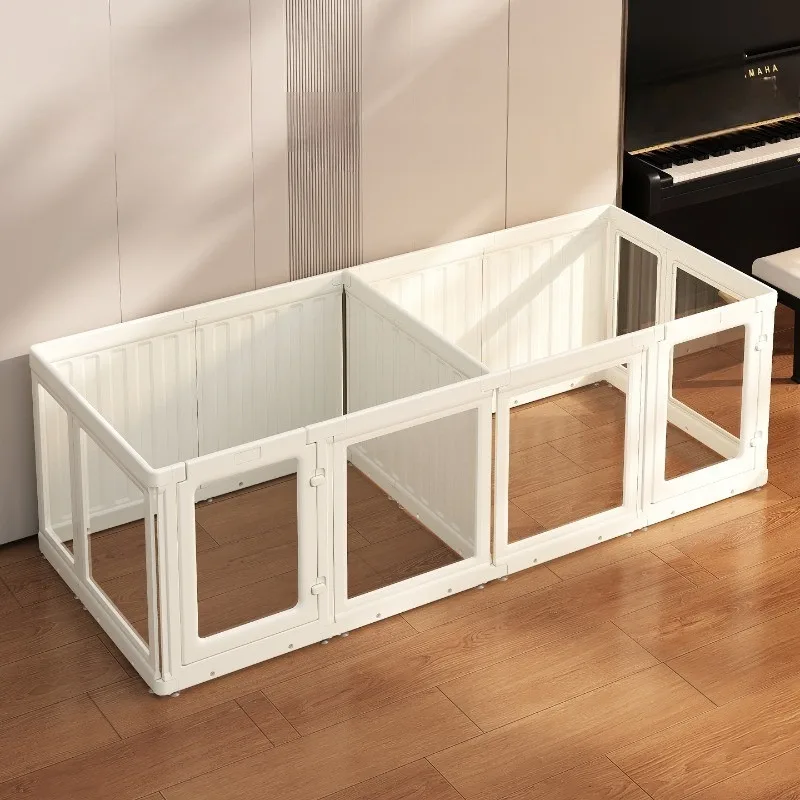 Corral transparente para perros – Valla desmontable y fácil de limpiar - imagen 2