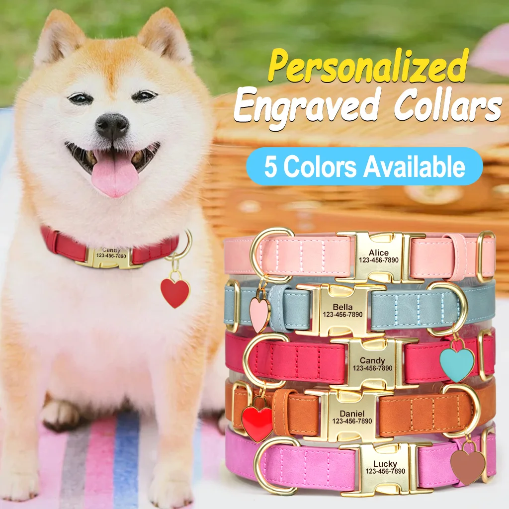 Colores disponibles para el collar