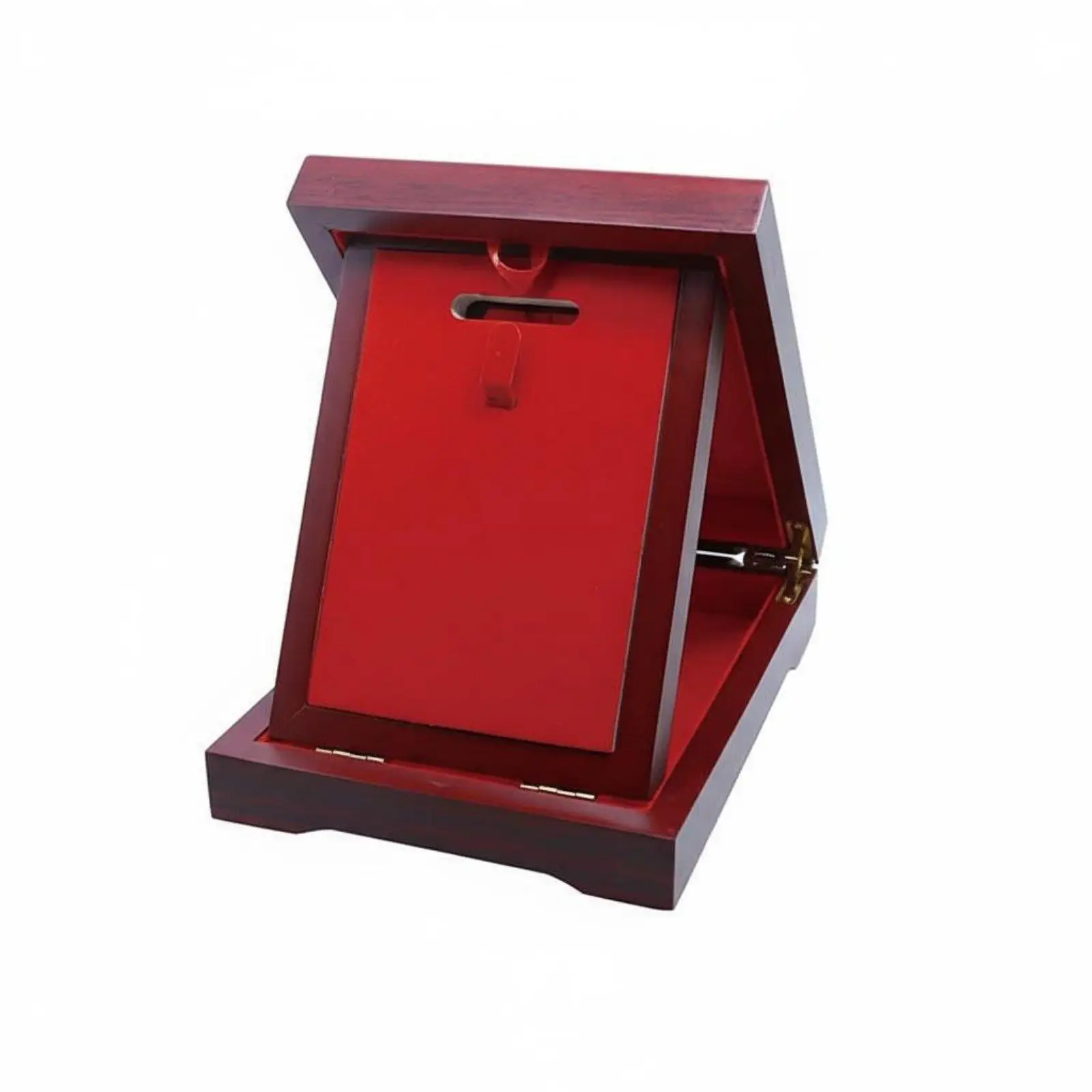 Estuche de medallas en posición vertical