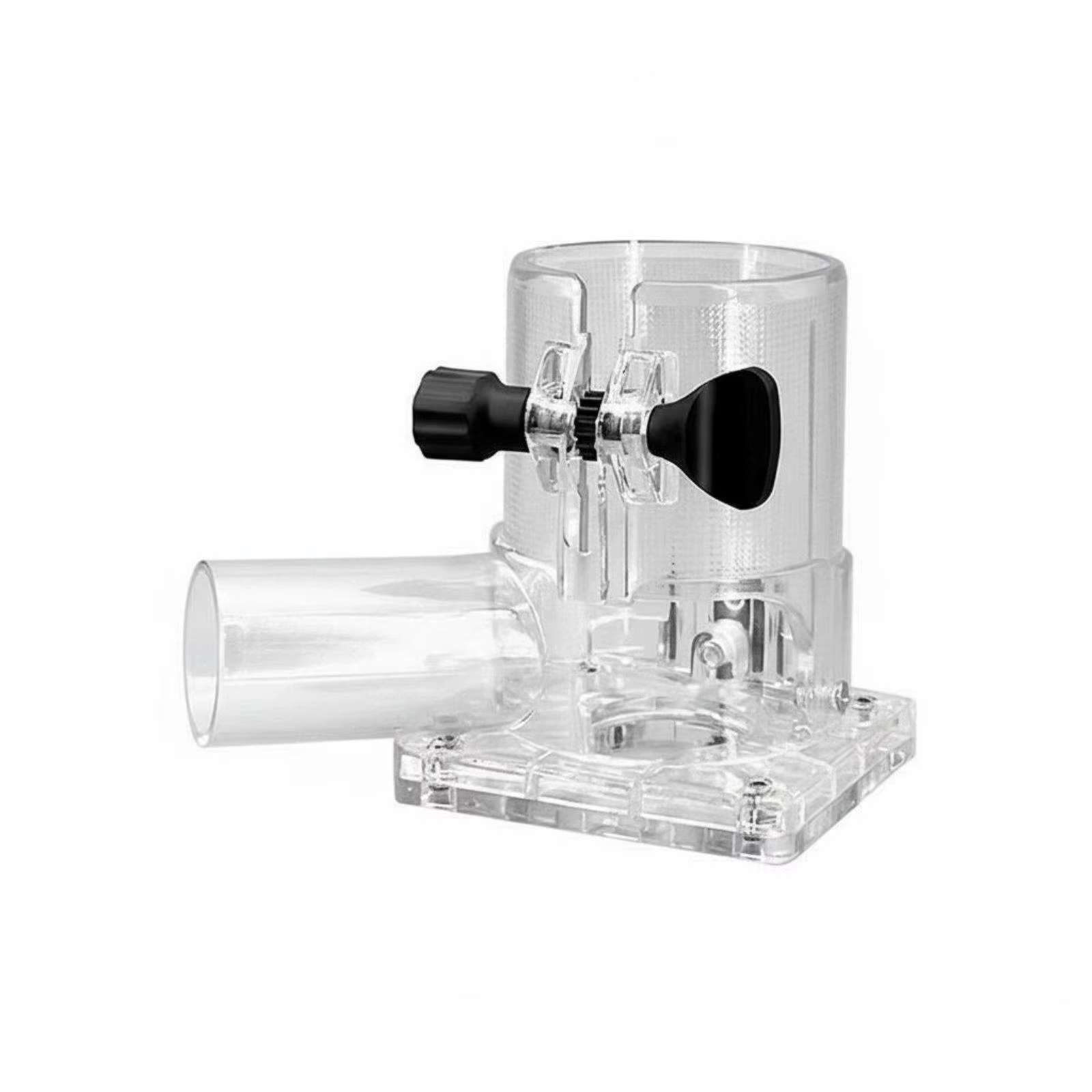 Cubierta Universal de Aluminio para Router – Soporte con Base Antipolvo - imagen 3