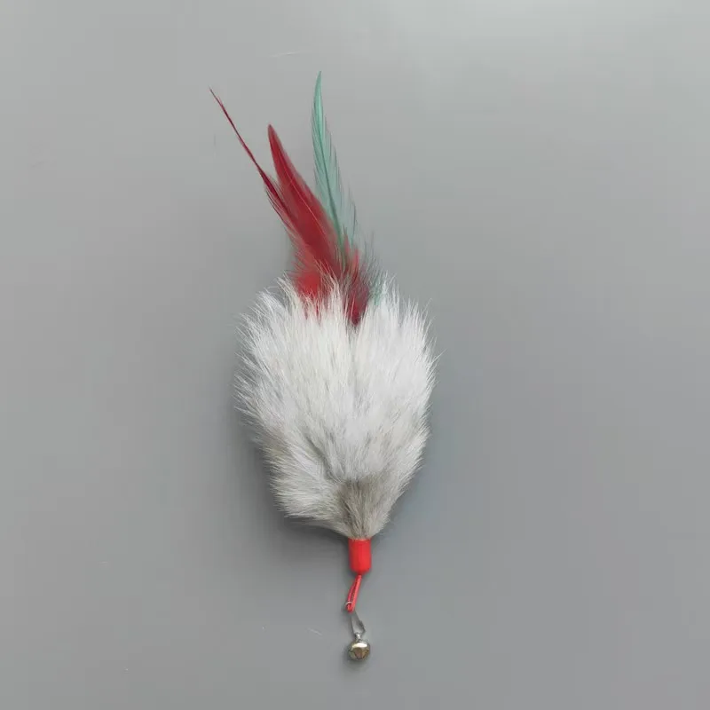 Juguetes para gatos con plumas y cabezales de repuesto - set de 2 - imagen 3