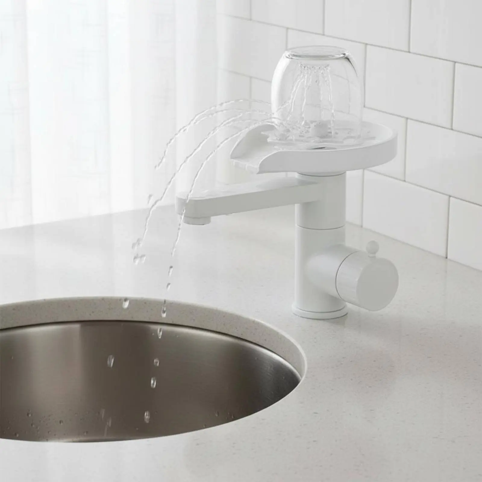 Grifo lavavasos de alta presión con enjuague para vasos y lavavasos - imagen 4