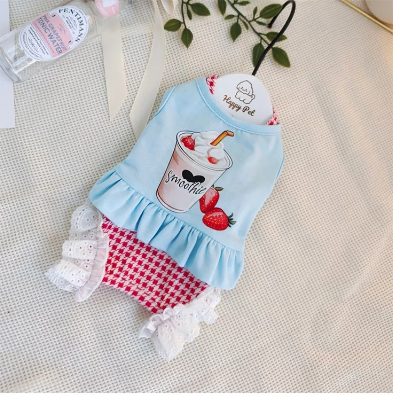 Mono a cuadros para perros, chaleco tipo ropa cómoda