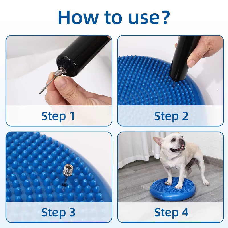 Cojín de masaje con placa acolchada, pelota yoga para gatos y perros - imagen 4