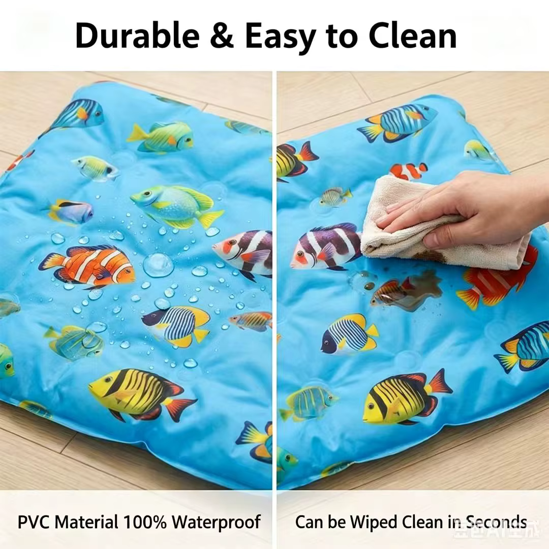 Alfombra refrescante de gel para perros y gatos – Diseño felino - imagen 5