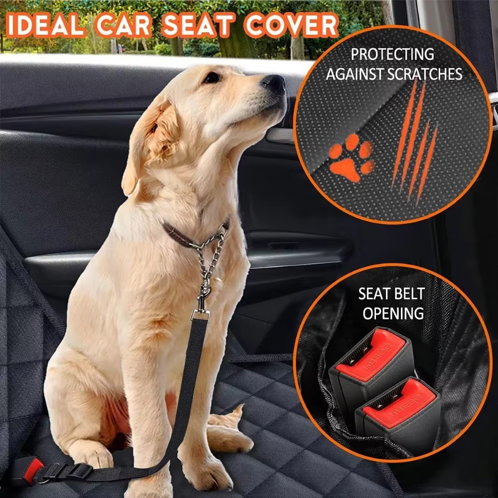 Protector Asiento Coche para Perros – Funda Impermeable Antideslizante - imagen 4