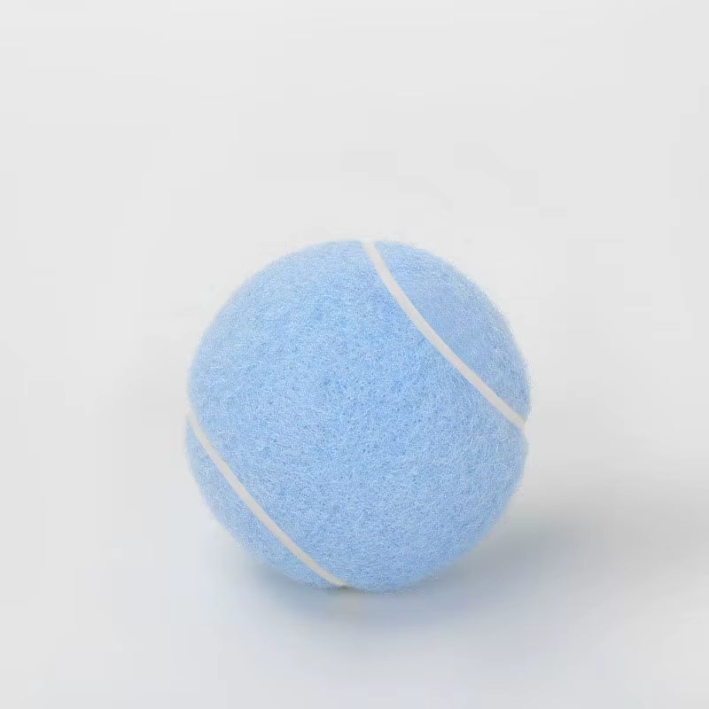 Pelota de goma y fieltro resistente para perros