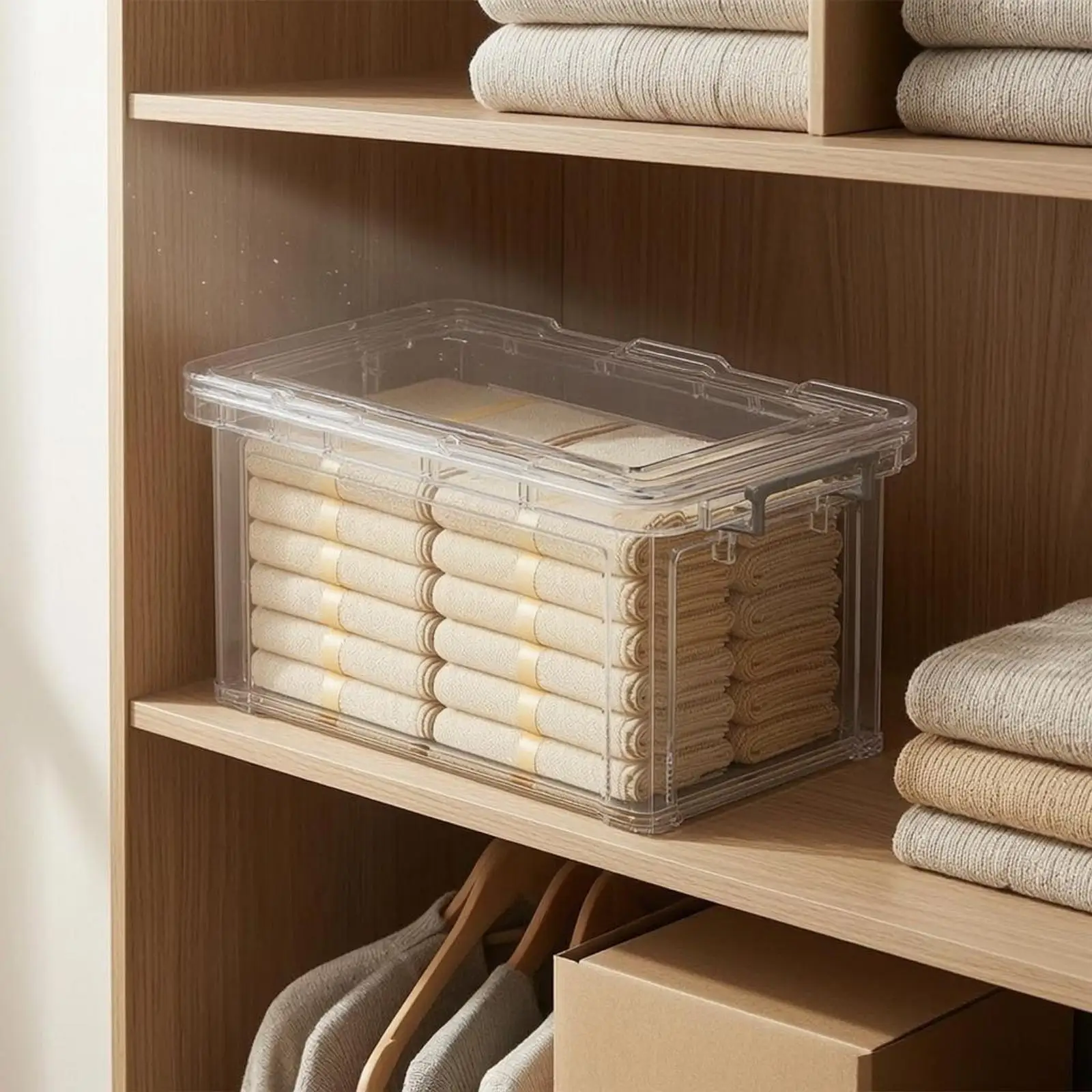Caja Organizadora Transparente para Alimento de Gato y Perro - imagen 4