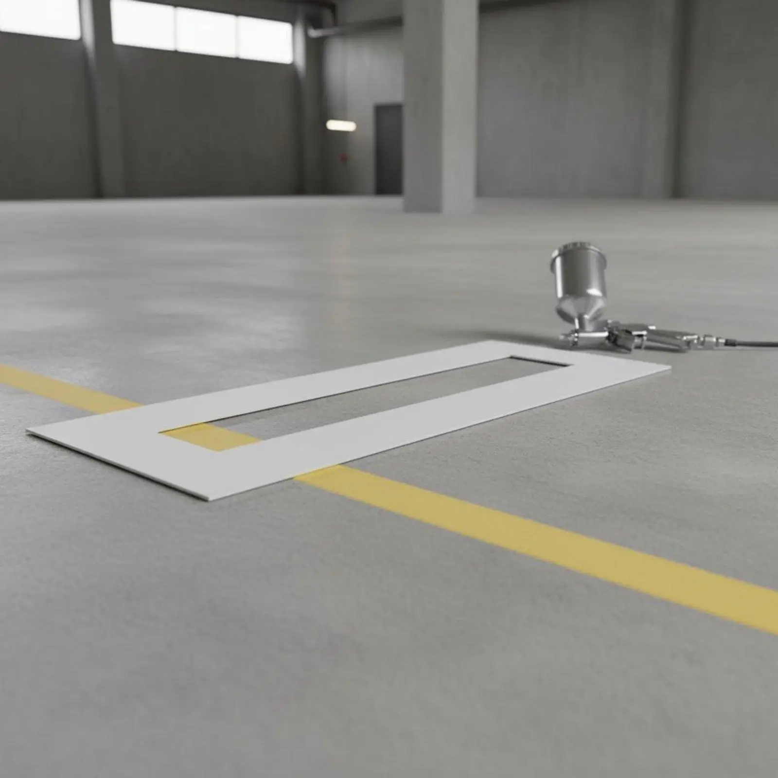Plantilla de goma plegable para marcar flechas en asfalto - imagen 4