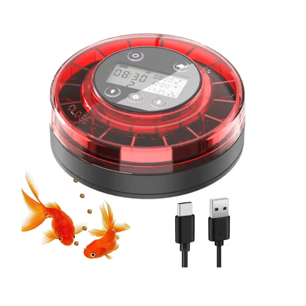Alimentador automático Weomg con pantalla LCD