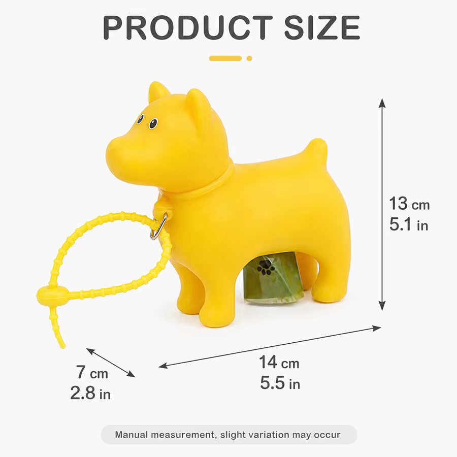 Dispensador de bolsas para excrementos de perro portátil, con clip - imagen 4