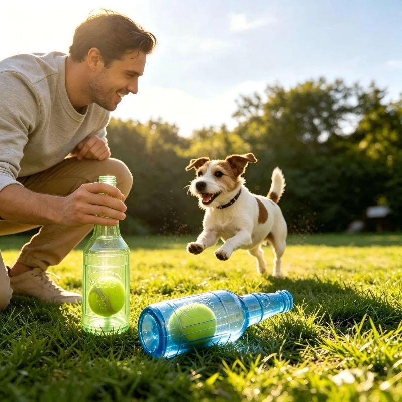 Accesorio interactivo de goma TPR flotante para perros y mascotas