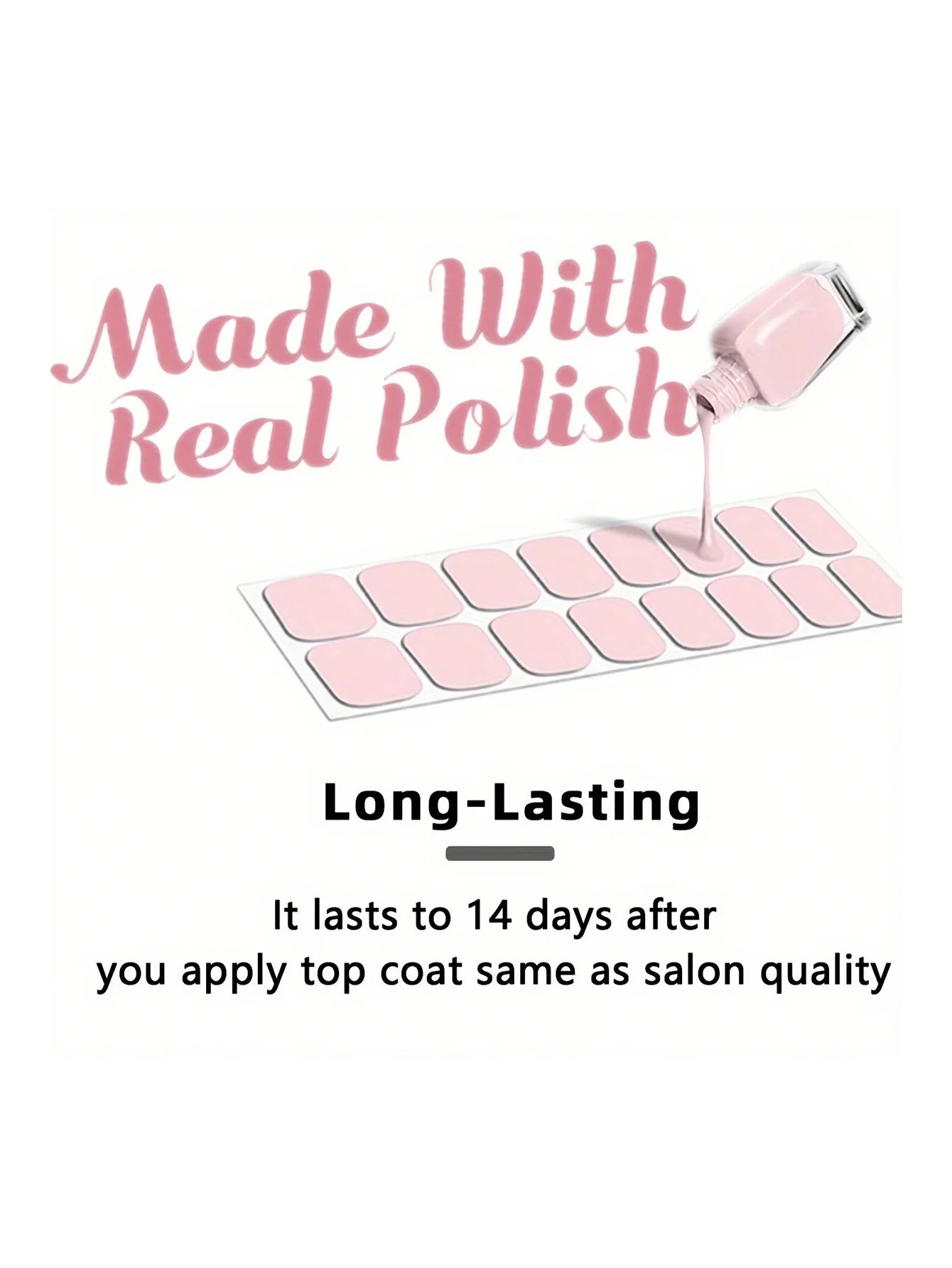 Acabado purpurina rosa en uñas