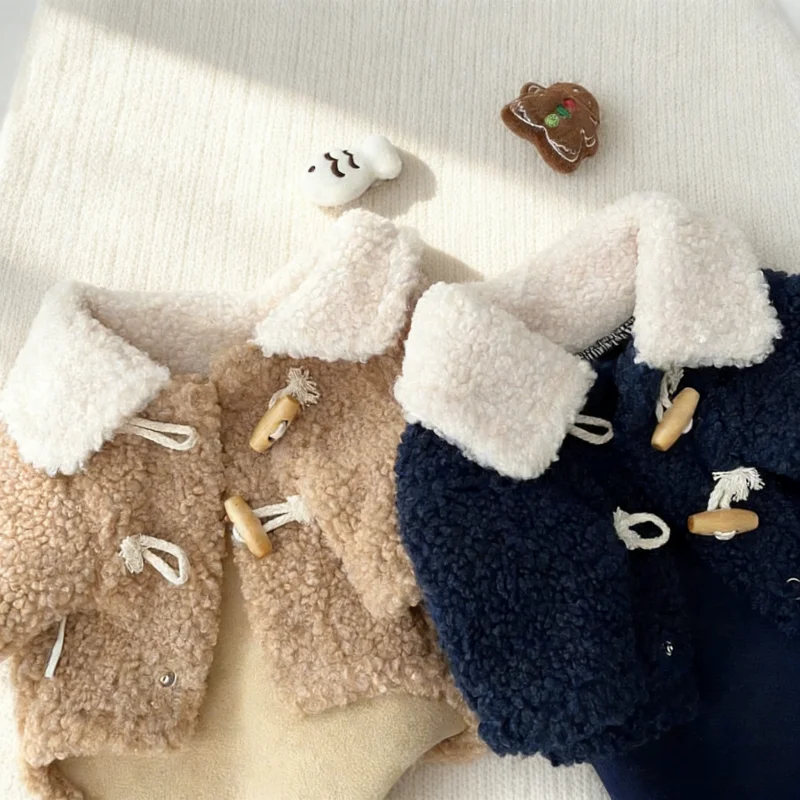 Abrigo de felpa para perros y gatos – Prenda cálida de invierno - imagen 3